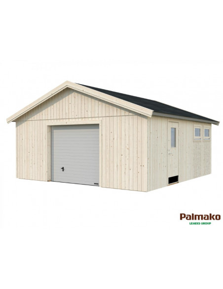 Garage Andre 32.1 m² en bois massif 160 mm