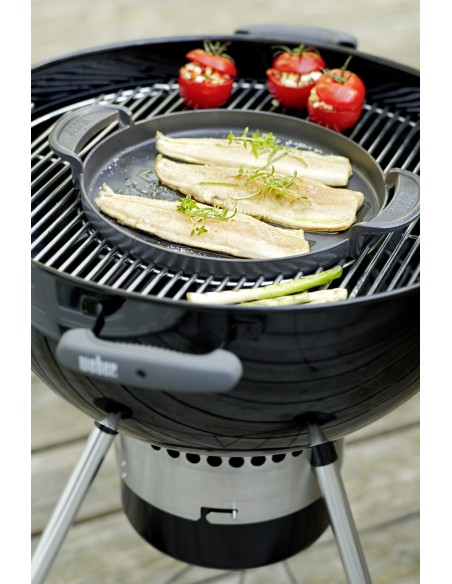 Plancha fonte d'acier pour gourmet BBQ system - Weber.