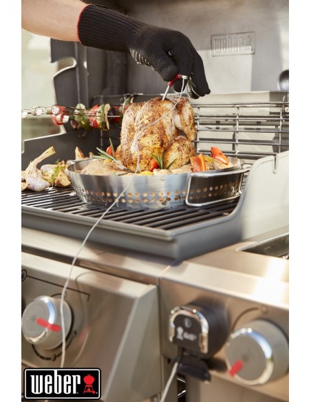 Accessoire barbecue WEBER 8838 Support cuisson Poulet Gourmet BBQ System  Pas Cher 